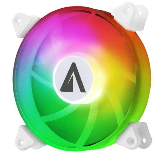Ventilatore supplementare Abysm Arclight 120mm 1500RPM ARGB PWM bianco con sensore temperatura