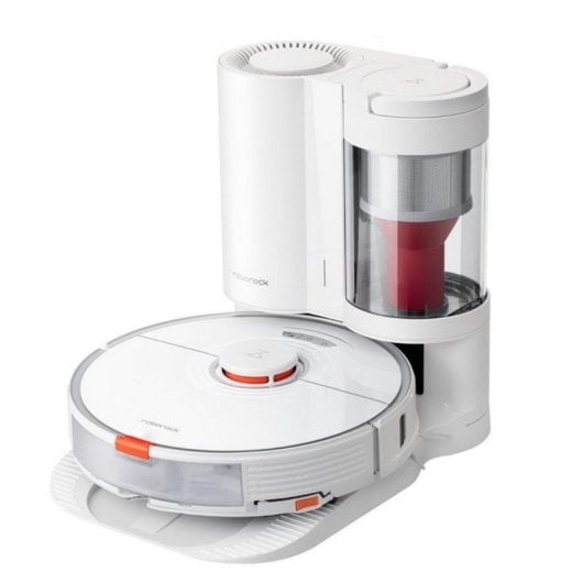 Roborock S7+ Robot Aspirador Blanco + Base de Autovaciado RockDock