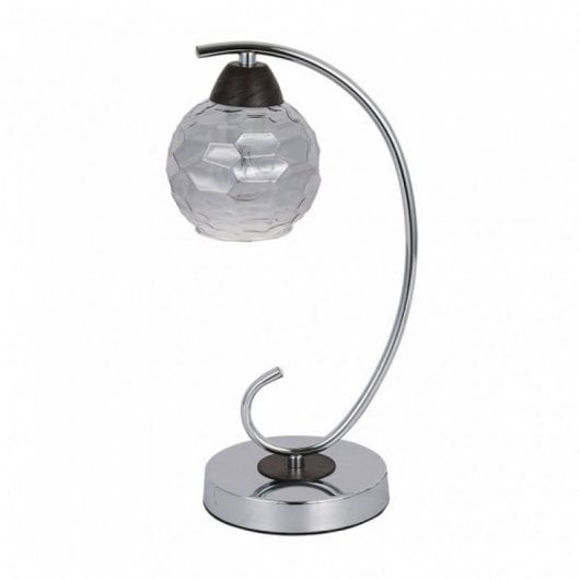 Fabrilamp Sobremesa Etna 1xe14 Cromo Wengué