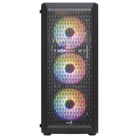 Aerocool BEAMBKV2 FRGB Cristal Templado USB 3.0 Negro