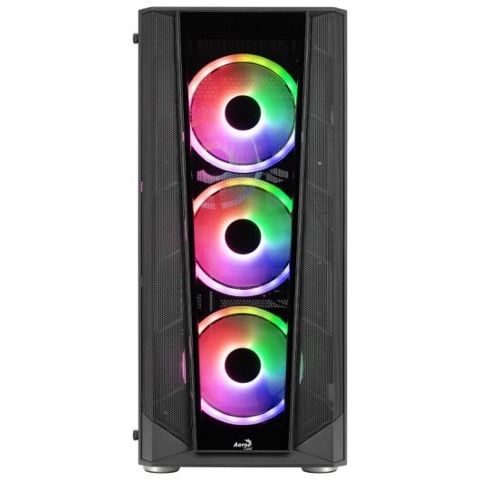 Aerocool PRISMBKV3 ARGB Vetro temperato USB 3.0 Nero