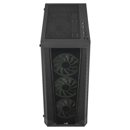 Aerocool PRISMBKV3 ARGB Cristal Templado USB 3.0 Negro