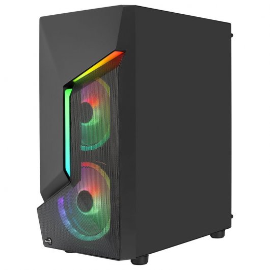 Aerocool SCAPEBKV3 RGB Verre Trempé USB 3.0 Noir