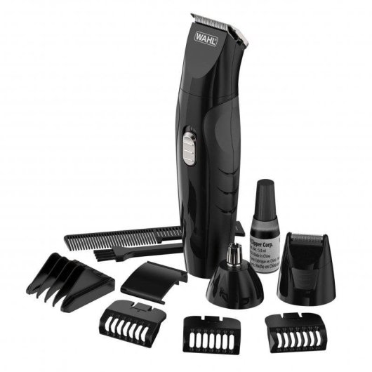 Tondeuse Multifonction Wahl Groomsman All-In-One Sans Fil 80min 8 Longueurs 4 Sabots