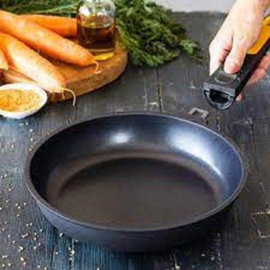 Sartén BRA Fast Click 26cm Aluminio Fundido Mango Desmontable