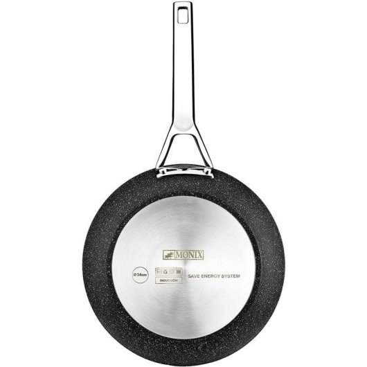 Pfanne Monix Mineral M741226 Aluminium geschmiedet 26 cm Antihaft Titan Edelstahlgriff