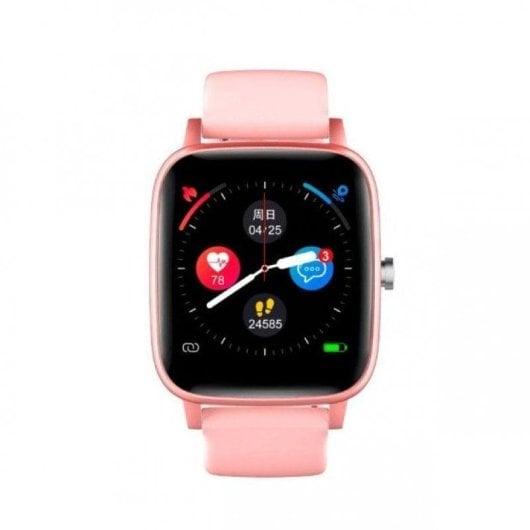 Radiant RAS10203 Smartwatch Bluetooth 1,4'' TFT Cassa Rosa Correa Argento IP67 SpO2