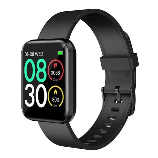 Lenovo E1 Pro Bluetooth 44mm TFT Noir Étanche 3 ATM SpO2 Pulsomètre Sommeil Tension