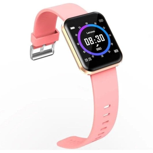 Lenovo E1 Pro Bluetooth 44mm TFT Rosa IP68 SpO2 Pulsmesser Schlafüberwachung