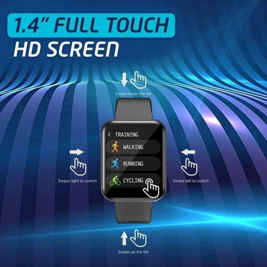 Lenovo E1 Pro Bluetooth 36mm TFT Argento Resistenza Acqua 3ATM+IP68 SpO2 Cardiofrequenzimetro