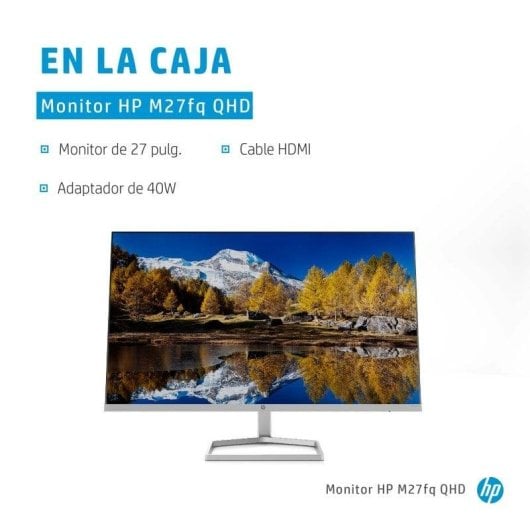 Monitor HP M27fq 27" Quad HD 75Hz IPS FreeSync 5ms