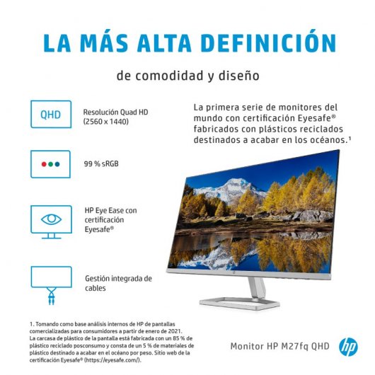 HP M27fq 27" LED QHD 75Hz FreeSync