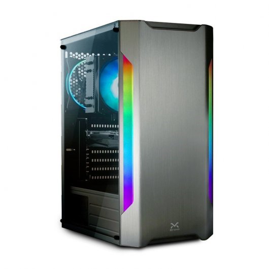 Droxio Bagger RGB gehärtetes Glas USB 3.0 schwarz