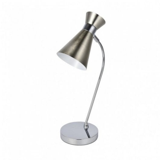 Fabrilamp Sobremesa Petra 1xe14 Níquel Cromo Orientable