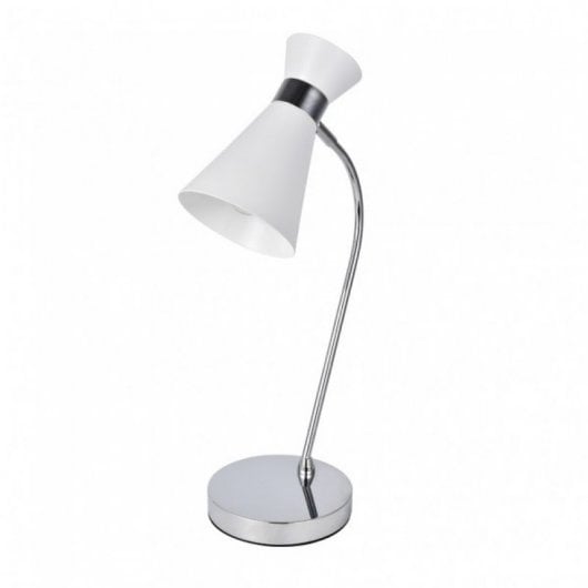Fabrilamp Sobremesa Petra 1xe14 Blanco Cromo Orientable