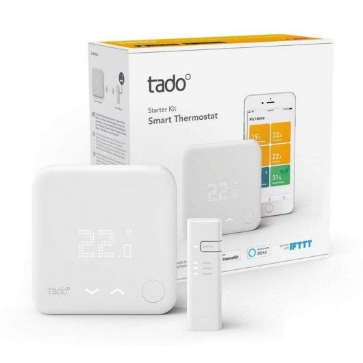 Tado Home Kit V3+ Termostato per Riscaldamento Intelligente + Termostato Intelligente Complementare