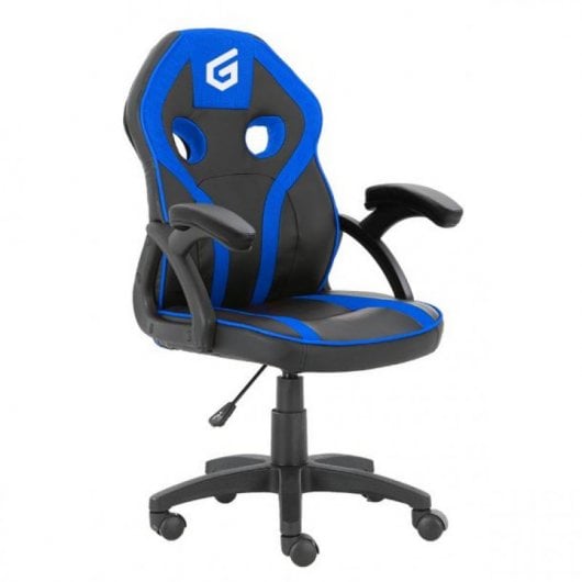 Conceptronic EYOTA06B Videospiel-Stuhl PC-Gamingstuhl Gepolsterter Sitz Schwarz, Blau
