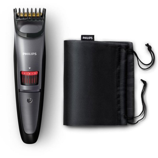 Máquina de Cortar Cabelo Philips Beardtrimmer Series 3000 Sem Fio 90min 20 Comprimentos 1 Pente