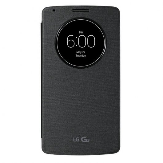 LG Quick Circle Case Negro para G3
