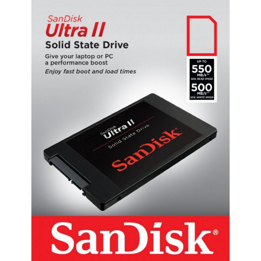 SanDisk Ultra II SSD 480GB SATA3