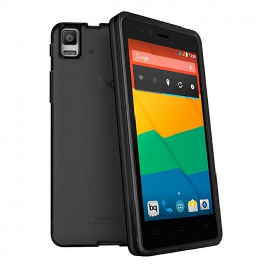 Bq Funda Gummie Cover Negra para Aquaris E6