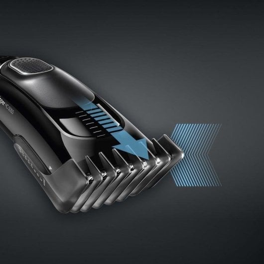 Máquina de Cortar Cabelo Braun HC5050 Sem Fio 17 Comprimentos 50min 2 Pentes Lavável