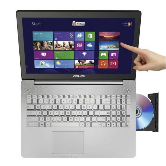 Asus N550JK-CM396H i7-4710HQ/8GB/1TB/GTX850M/15.6" Táctil