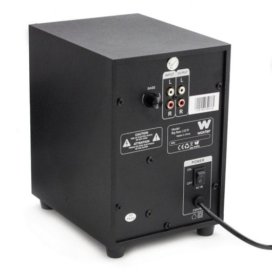 Woxter Big Bass 110R Altavoces Bluetooth 2.1 20W