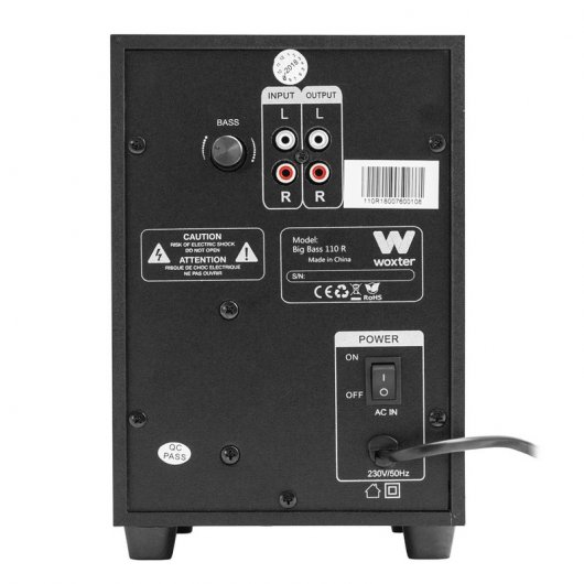Woxter Big Bass 110R Altavoces Bluetooth 2.1 20W