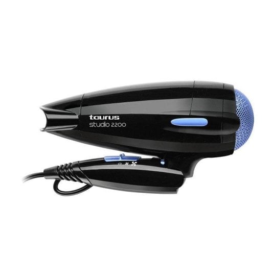Secador de Cabelo Dobrável Taurus Studio 2200 2200W 2 Temperaturas 2 Velocidades Jato de Ar Frio Preto