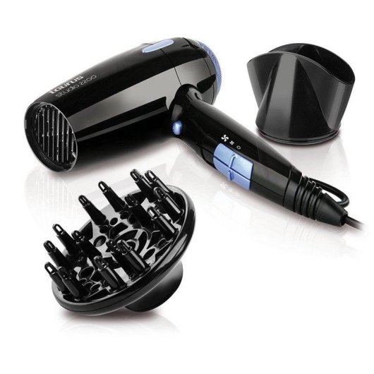 Secador de Cabelo Dobrável Taurus Studio 2200 2200W 2 Temperaturas 2 Velocidades Jato de Ar Frio Preto