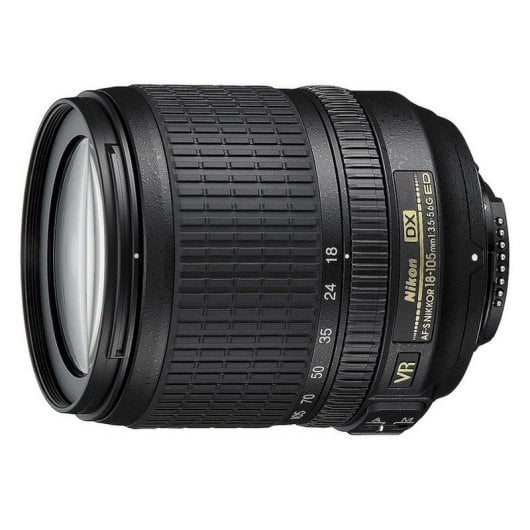 Nikon AF-S DX NIKKOR 18-105mm f/3.5-5.6G ED VR SLR Objetivo de Zoom Estándar Negro