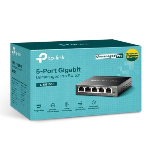 Switch TP-Link TL-SG105E 5 Porte Gigabit L2 Easy Smart