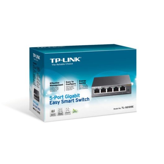 Switch TP-Link TL-SG105E 5 Porte Gigabit L2 Easy Smart