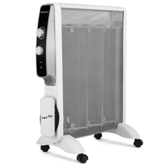 Radiateur Mica Orbegozo RMN 1575 1500W Chauffage Rapide Sécurité Antivol Châssis Mobile