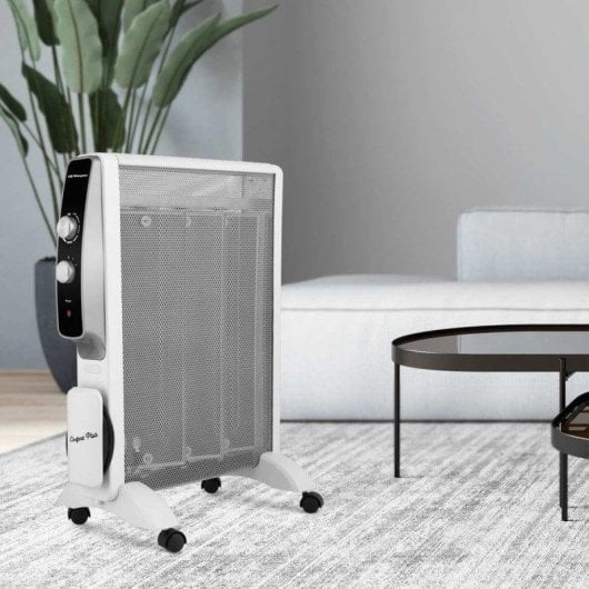 Radiateur Mica Orbegozo RMN 1575 1500W Chauffage Rapide Sécurité Antivol Châssis Mobile