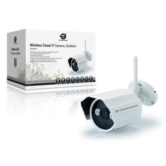 Conceptronic Cámara de Videovigilancia inalámbrica 720P