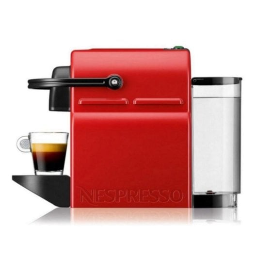 Cafetera Kapsel Krups Nespresso Inissia XN1005K 0,7L 19 bar Kompakt Rot Extras