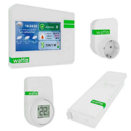 Wattio Pack Energy Kit Completo Domótica