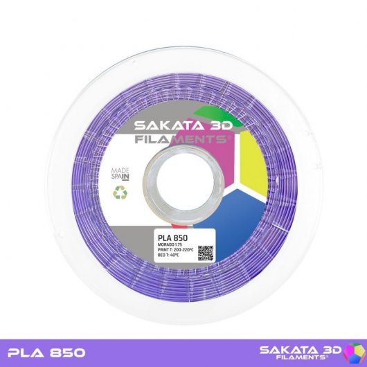Sakata 3D Bobina de filamento PLA 1.75mm Morado 1Kg