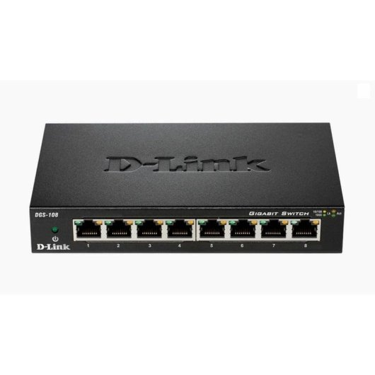 D-link DGS-108 Switch 8 Puertos 10/100/1000Mbps