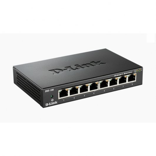 D-link DGS-108 Switch 8 Puertos 10/100/1000Mbps |PcComponentes