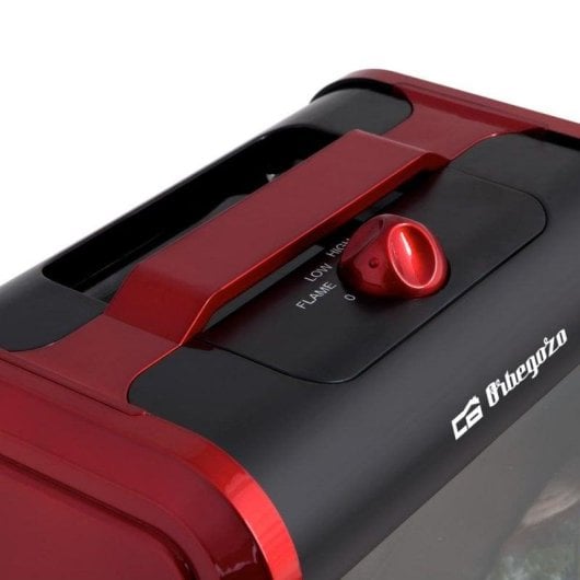 Cheminée Électrique Orbegozo CM 9015 1500W Sol Effet Feu Réaliste