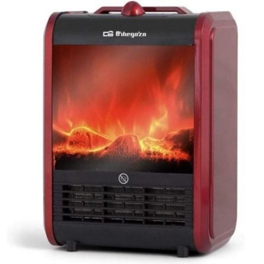 Cheminée Électrique Orbegozo CM 9015 1500W Sol Effet Feu Réaliste