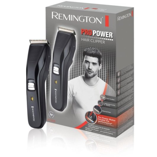 Tondeuse Homme Remington HC5200 sans Fil 42mm 40min 2 Sabots Lames Auto-affûtantes