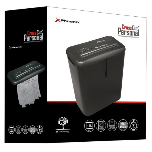 Phoenix Cross Cut Plus Destruidora de Papel 13L