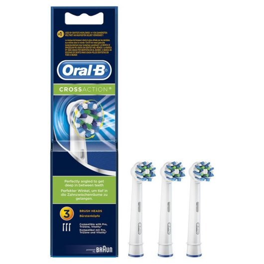 Oral-B EB 50-3 Cross Action Pack 3 Recambios