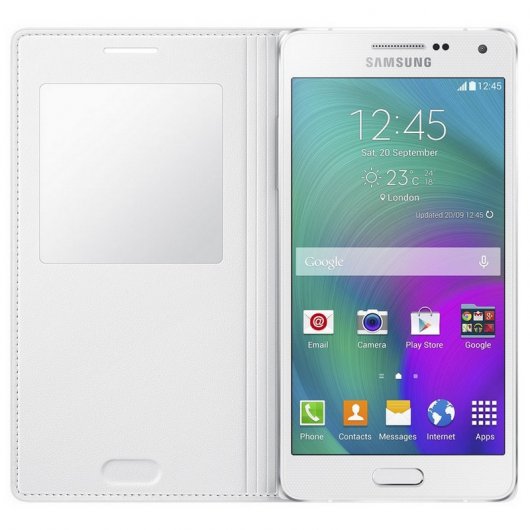 Samsung Funda Flip Cover Blanca para Galaxy A5