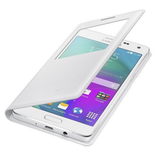 Samsung Funda Flip Cover Blanca para Galaxy A5