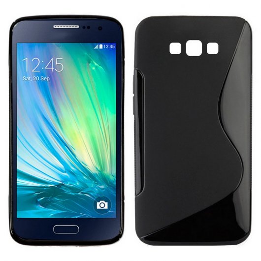 Funda Silicona Negra para Galaxy A5